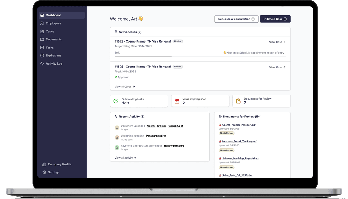 Client Portal Dashboard